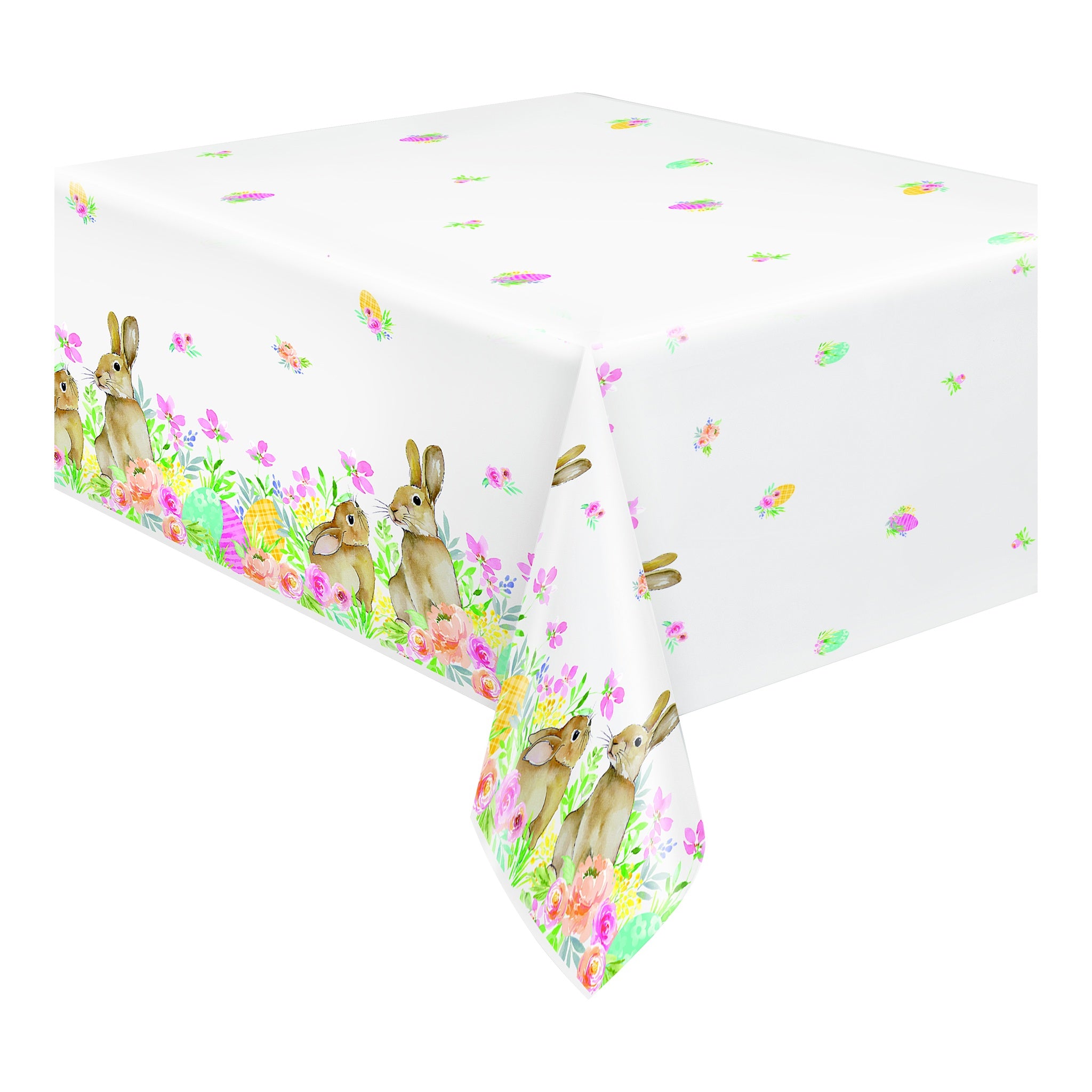 Watercolor Pastel Easter Table Cover
